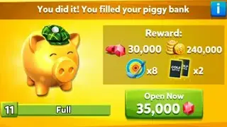 Golf Battle - piggy bank level 11 - Tima&euml;l