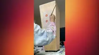 The Art of Rhythm: Victoria Rosas Painting Kotz Caj&oacute;n Drums