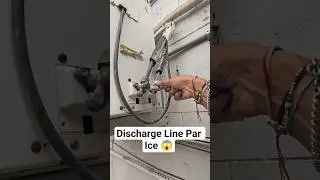 AC Discharge Line Ice Problem 🥶 😱