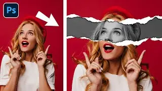 [TUTO PHOTOSHOP] - EFFET DE PAPIER D&Eacute;CHIR&Eacute; SUR PHOTOSHOP