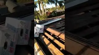 Rooftop Loading with Roofing Materials #roofinginstallation #Shingles #losangeles