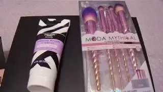 Walmart Unicorn makeup brushes by Moda
