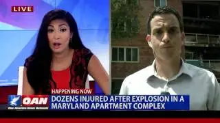 OAN EXCLUSIVE: Dozens Injured After Explosion in a Maryland Apartment Complex