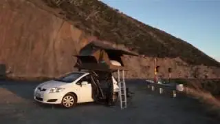 Rooftop Tent Camping In a HATCHBACK!