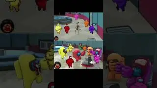 Among us dancingBuffer siren and Among Us zombie dancing #funny #gaming