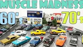 Muscle Madness 60's & 70's Muscle Cars from Autoworld, Greenlight, M2, Johnny Lightning & Hot Wheels