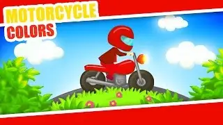 Motorcycles - Learning Colors - for Kids and Preschool - Learn Colours