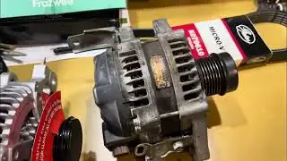 2009 Lexus IS250 replacing the alternator and the drive belt