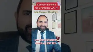Sponsor Licence Requirements
