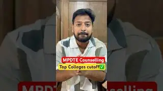 MP-DTE Counselling 2025 🔥|Top 5 colleges of MP CSE Cutoffs ✅#sgsits #mpdte #jee2025