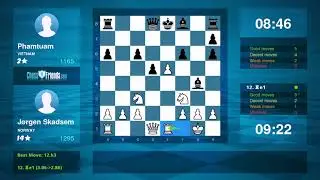 Chess Game Analysis: J&oslash;rgen Skadsem - Phamtuam : 1-0 (By ChessFriends.com)