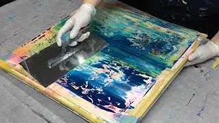 abstrakte Acrylmalerei | 