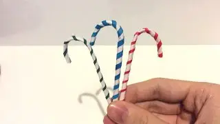 How to Make Paper Candy Cane