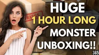 HUGE *1 HOUR LONG* MONSTER UNBOXING!!