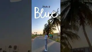 Shades of blue itne different🦋🥹#blue #sky #travel #youtube #sunset #shorts #shortvideo #viral
