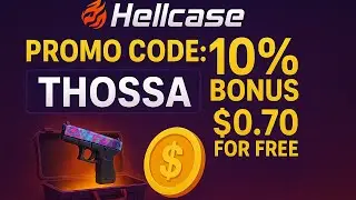 HELLCASE PROMO CODE ''THOSSA'' - FREE BONUS CODE 2025 - HELLCASE FREE CASE 2025