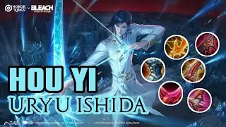 Hou Yi - Ury Ishida Skin (BLEACH COLLAB) SAFE Gameplay #hok #hokstudio #hokcreator #goodie 