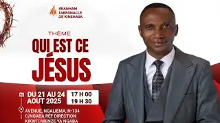 QUI EST CE JÉSUS ? 4 GRANDES SOIRÉES DE PUISSANCE ORATEUR : Pasteur HONORÉ KABEYA