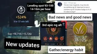 MIR4- LEVELING SPOT FROM 93-100  NEW UPDATES GOLD GATHERING ATPB