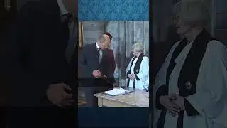 Prince William's navy suit at St Davids Cathedral