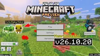 Minecraft Preview 26.10.20 &ndash; NEW Features Baby Mobs, UI Upgrade & Major Bug Fixes!