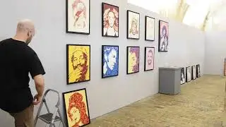 By Kerwin | Crypt Gallery exhibiton set up 💥🎬 Behind the scenes