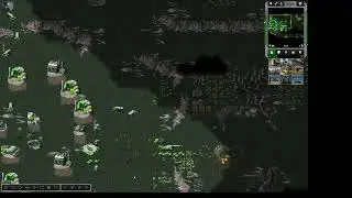 OpenRA C&C Tiberian Dawn Skirmish Deterring Democracy map, playing as GDI vs NOD.