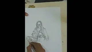 memory drawing rapid sketch @motunitin97 #paper #ladysketch #easytodraw#memorydrawing #memory