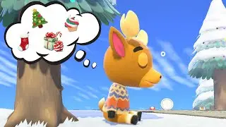 🔴Updating Island from Autumn to WINTER!!! Animal Crossing New Horizons!!!! ACNH LIVE