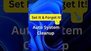 Schedule Automatic System Cleanup in Windows &mdash; Set It & Forget It!    #windows11 #windows #techtips