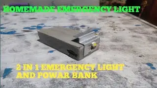 How to make Emergency Light and powar bank#experiment #project #power bank#emergencylight 