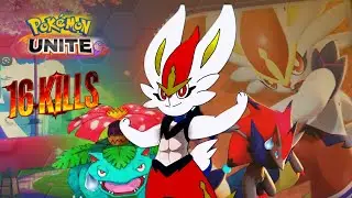 Pokemon unite |||  CINDERACE :-  OP GAMEPLAY ||| RANK PUSH 