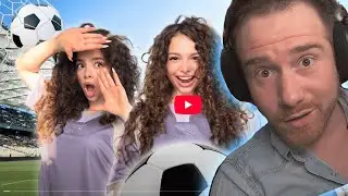 KALOGERAS SISTERS | TRY TO PLAY SOCCER | UDYZYZ REACTION