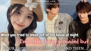 [One-short] When you tried to sneak out of the house at night even after being grounded but then... 