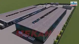 Poultry Slaughterhouse and Fruit Cold Storage Project 3D Model