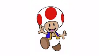 TOAD キノピオ - Fast Drawing by 