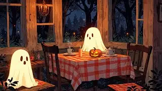Little ghosts in a cozy cottage 🌙✨ | Soft vintage music