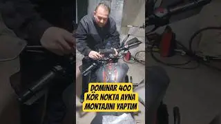 #dominar400 #motorcycle k&ouml;r nokta ayna montajı
