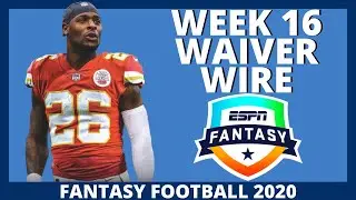 2020 Fantasy Football - Week 16 Waiver Wire Adds - Fantasy Football Advice