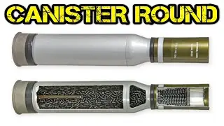 Tank 120mm main gun Canister Round
