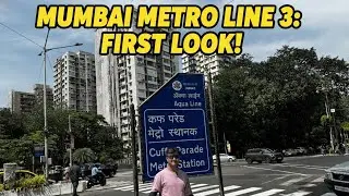 First Look: Mumbai's New Underground Metro from Cuffe Parade