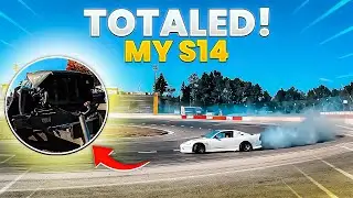 I TOTALED my S14 DRIFTING?!! Hokusei drift event 2024 footage! PLUS CRASH!