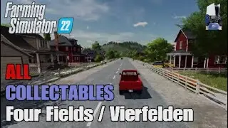 Collectables Four Fields / Vierfelden | FS22 | Earn extra money | All 100 Collectables