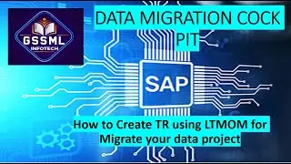 SAP S4 HANA creation of TR for migrate your data projects