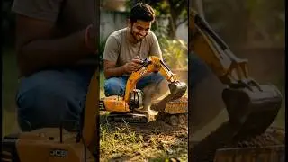 Small JCB, But Full Power Work 💪🚜 #shortvideo #jcb #cartoon #funny #jcbvideo #dumptruck #aivideo