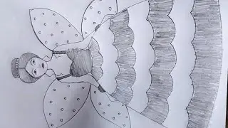 Pari ka Chitra !! Pari drawing !! Drawing easy step by step !!