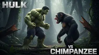 HULK vs CHIMPANZEE &ndash; Epic Jungle Battle! 🌿💥 | Cinematic Action