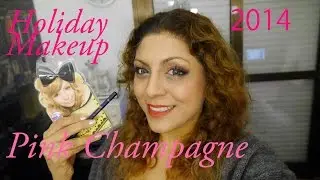 Pink Gold Holiday Makeup