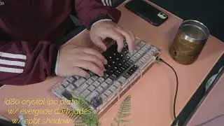 Lofi but it&rsquo;s tactile | ID80 Crystal w/ Everglide Dark Jades