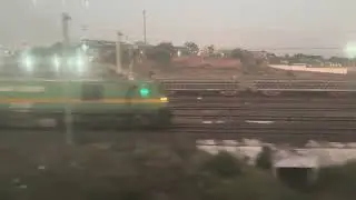 12026 At Hirenandur 0 to MPS in 120 seconds #indianrailways #shatabdiexpress 
